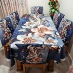 3D প্রিন্ট টেবিল ক্লথ ও চেয়ার কভার সেট