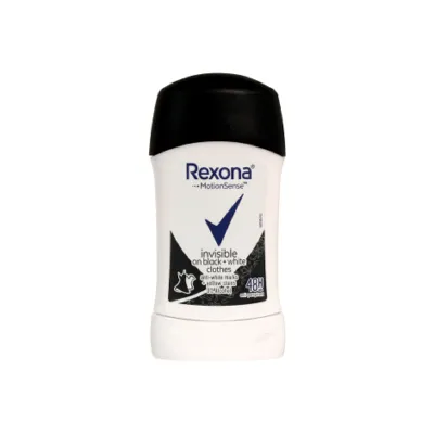 Rexona Invisible on Black + White Clothes 48 ঘণ্টা ডিওডোরেন্ট স্টিক 40 গ্রাম