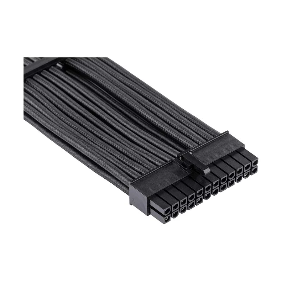 Corsair Premium Individually Sleeved 24-Pin Gen 4 PSU Cable Black