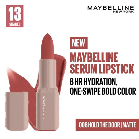 Maybelline New York Serum Matte Lipstick - 006 Hold The Door (China)