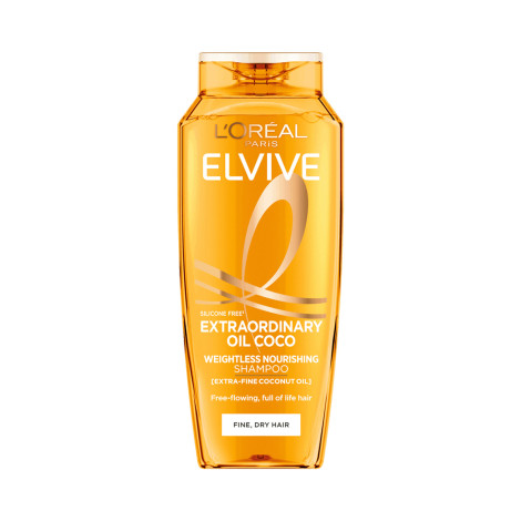 L'Oreal Elvive এক্সট্রাঅর্ডিনারি অয়েল Coco Weightless নারিশিং শ্যাম্পু 400ml