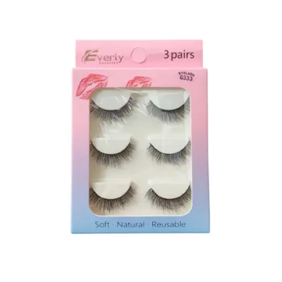 Everly Beauties 3 জোড়া ফলস আইল্যাশ - G333