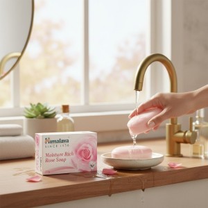 Himalaya Moisture Rich Rose Soap 125g (UAE)