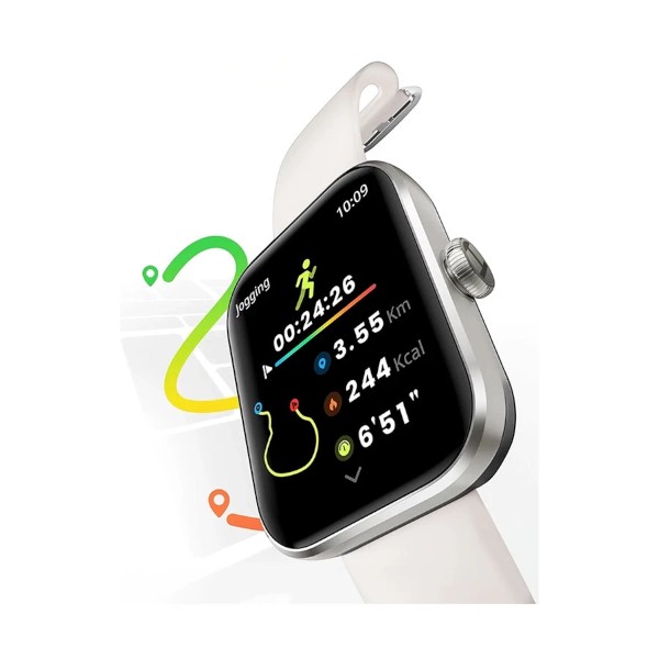 Haylou Watch 4 Silver Bluetooth Calling Smart Watch