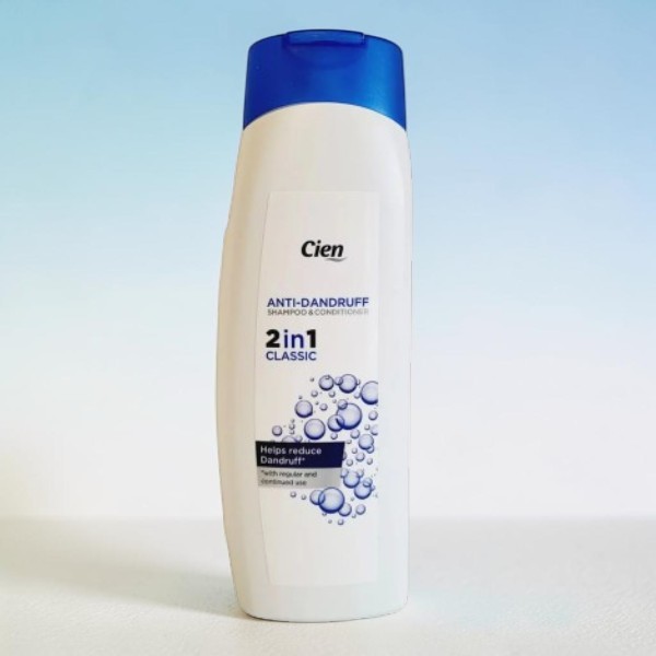 Cien 2in1 Classic অ্যান্টি-ড্যানড্রাফ শ্যাম্পু ও কন্ডিশনার 500ml