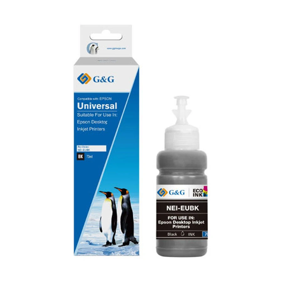 G&G 664/673 70ml Black Ink Bottle