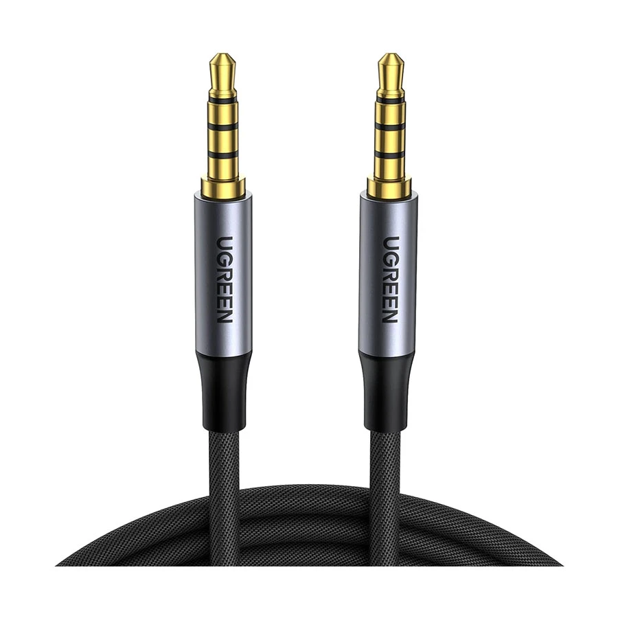 UGREEN AV183 (20785) 3.5mm 4-Pole Male to Male 3 Meter Black Aux Cable