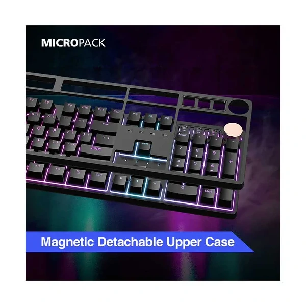 Micropack GK-30 ARES RGB Mechanical (Blue Switch) Wired Black Gaming Keyboard